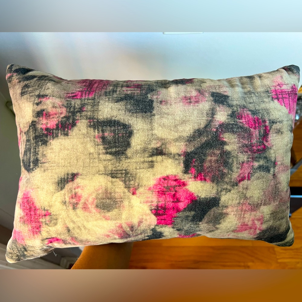 CB2 Bespatter throw pillow - 18x12